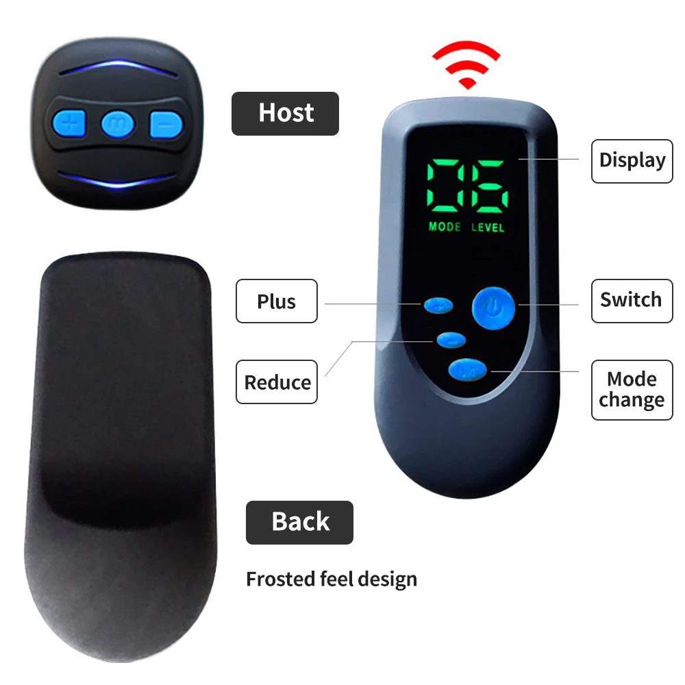 

Electric Intelligent EMS Foot Massage Muscle Stimulator Pulse Acupuncture Improve Blood Circulation Pain Relieve Health Care
