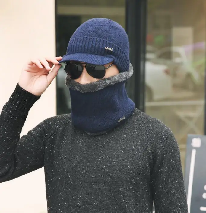 Унисекс теплые зимние вязаные шапки модная зимняя шапка для мужчин и женщин