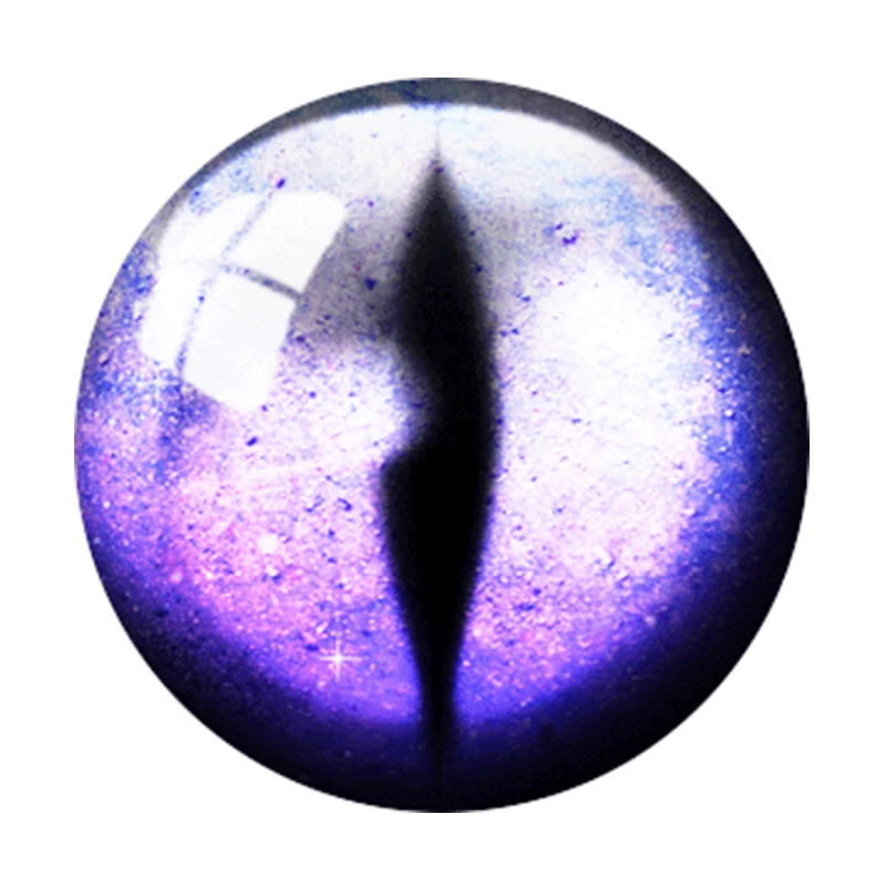 10-30pcs 10mm-30mm Round Handmade Dragon Cat Eyes Photo Glass Cabochons Base Setting Jewelry Charms Accessory No.1009
