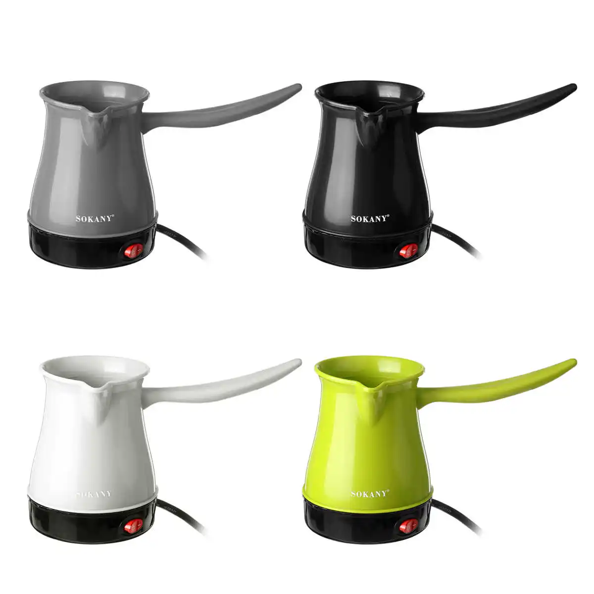 

Electric Coffee Maker 220V Portable Home Office Moka Pot Greek Turkish Espresso Percolator Machine Fast and Heat Resistant