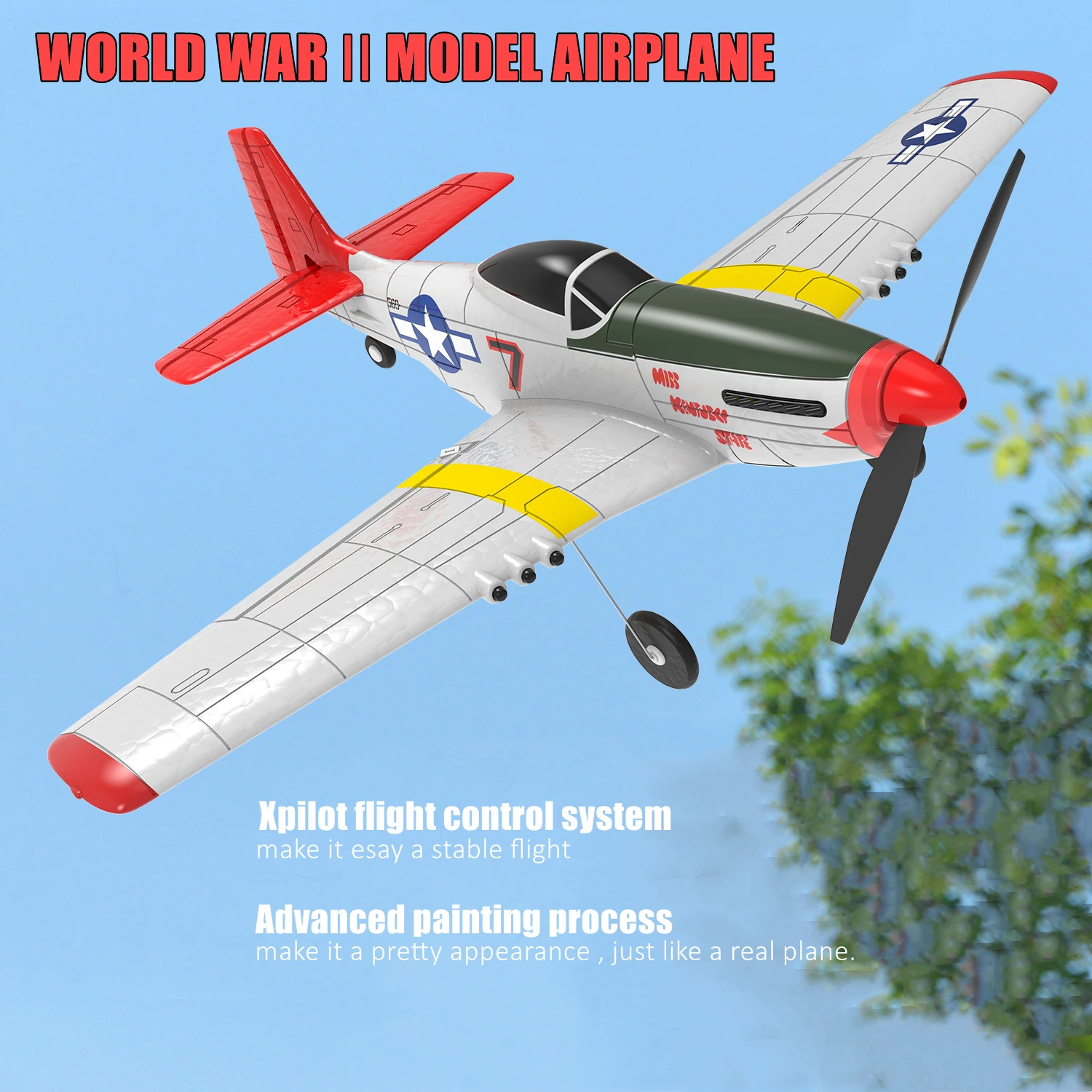 Модель самолета с дистанционным управлением времен Второй мировой войны II