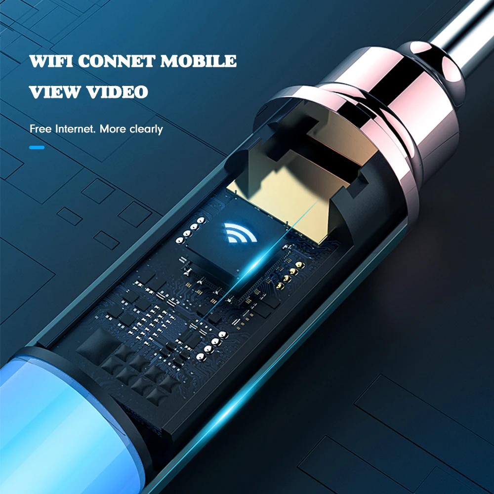 Беспроводной Wi-Fi-наушник отоскоп 3 5 мм мини-камера Бороскоп светящийся