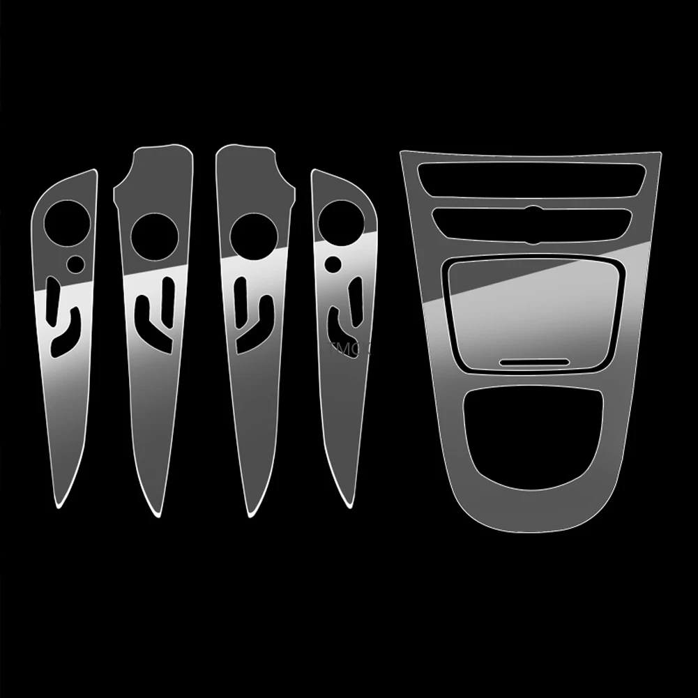 

For Mercedes Benz E Class W213 E200/260/300/320 2016-2019 Car Accessories Center Console TPU Transparent Membrane Protector Film