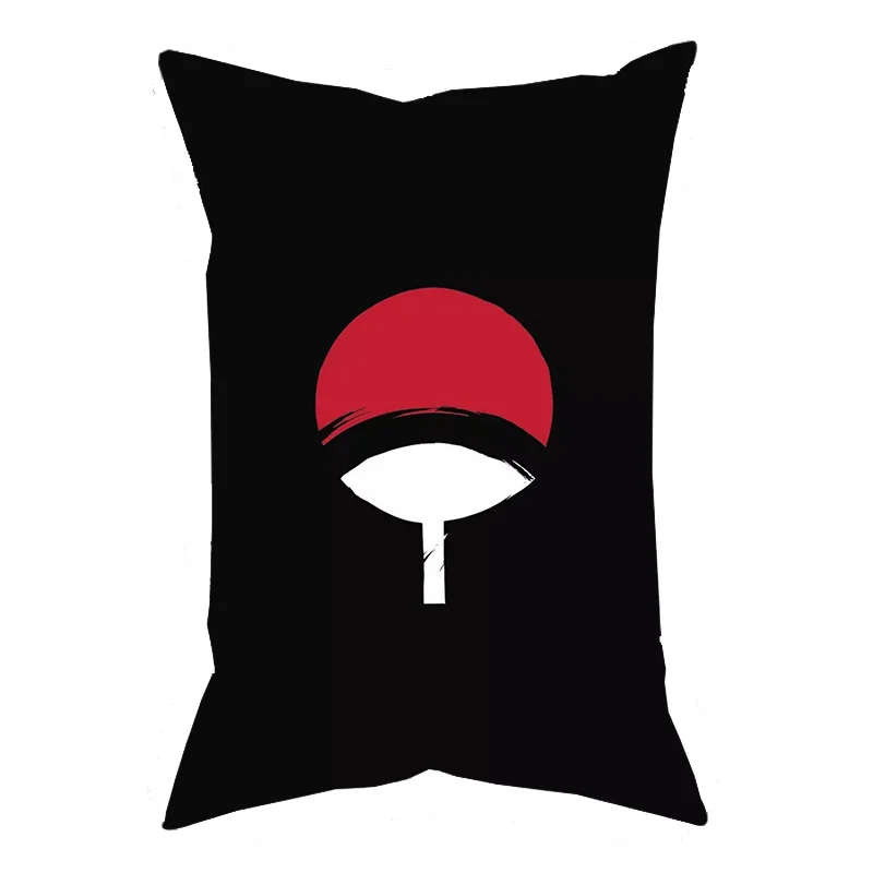 Декоративный чехол для подушки с аниме Наруто наволочка фигуркой короткая