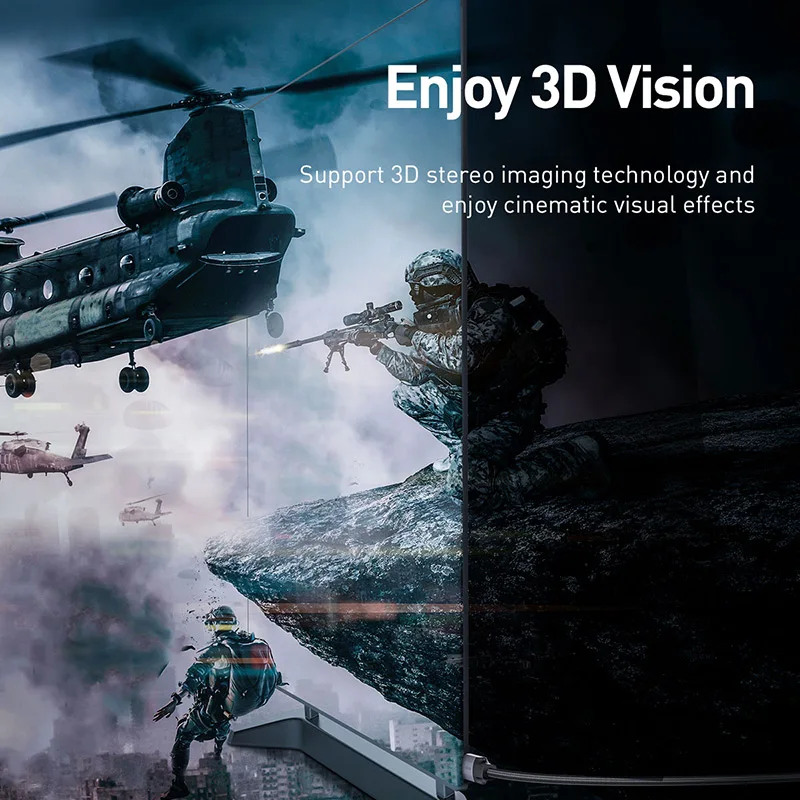 Кабель разветвитель Baseus 4K HD для 2 0 60HZ HDMI кабель переключатель телевизора проектор