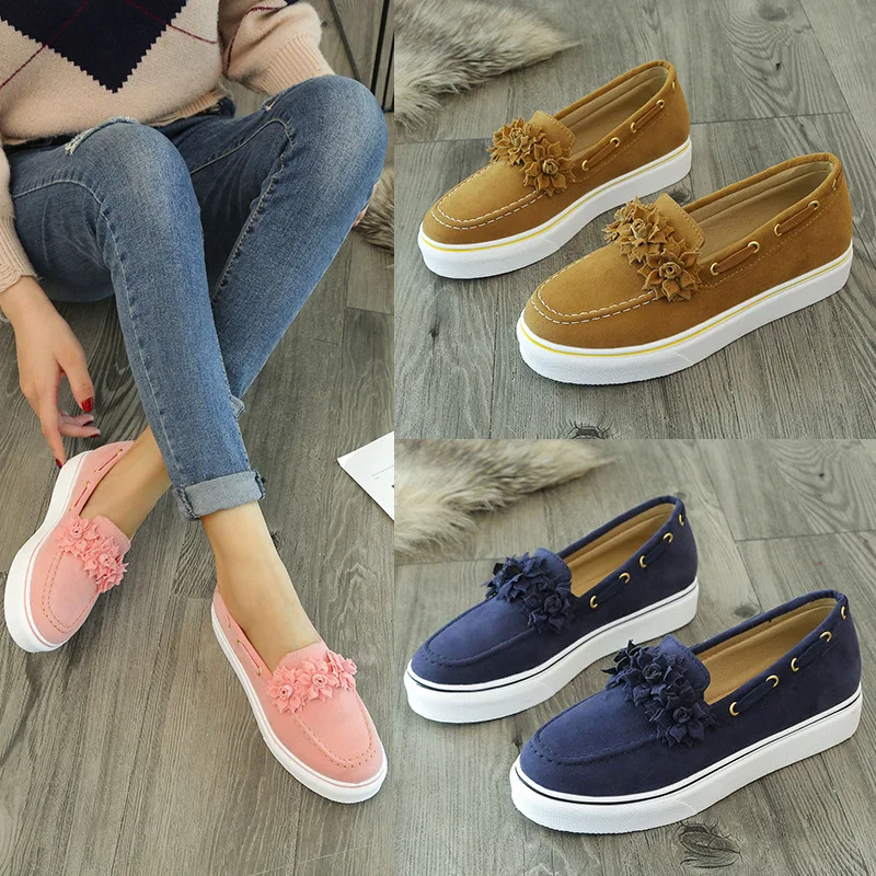 2021 Новая женская повседневная обувь Модные лоферы Кроссовки Женские слипоны из