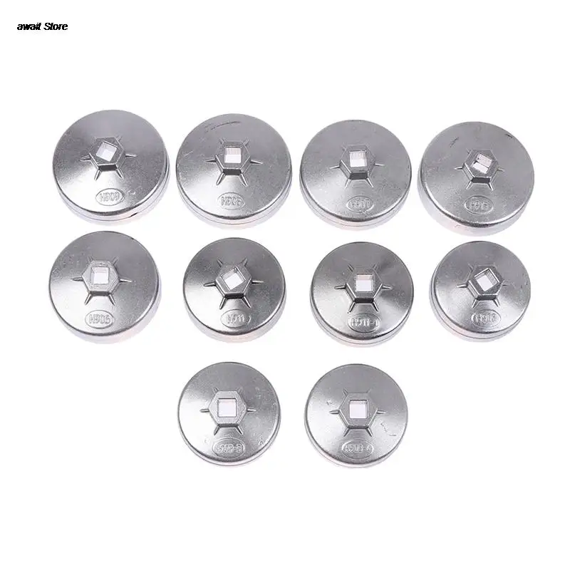 

67-92mm Cap Oil Filter Wrench Socket Car Hand Remover Tool Auto Aluminum Alloy