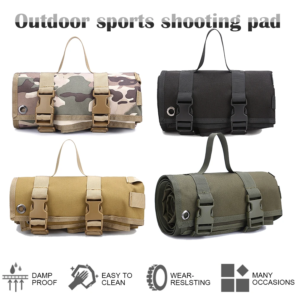 

Portable Shooting Mat 6.6x2.5 Feet Roll Up Non Slip Outdoor Hunting Camping Mat Waterproof Travelling Camping Foldable Pad