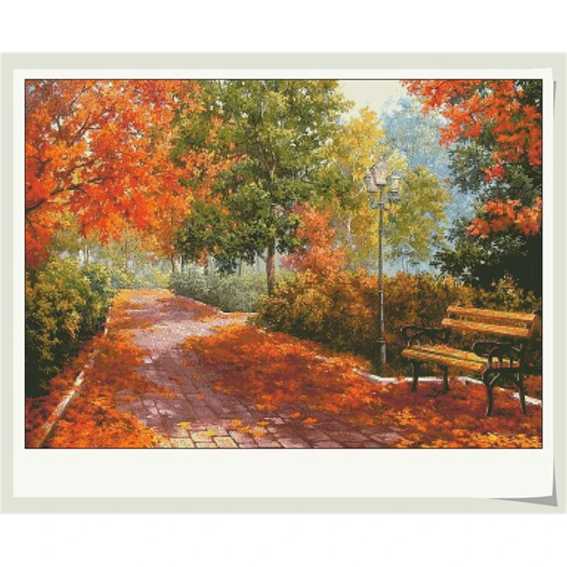 

ZZ4096 For Needlework Kit NOT PRINTED Cross stich Painting Set Cross Stitch Kits Cross-stitch Embroidery Set Stitch Kits Cross