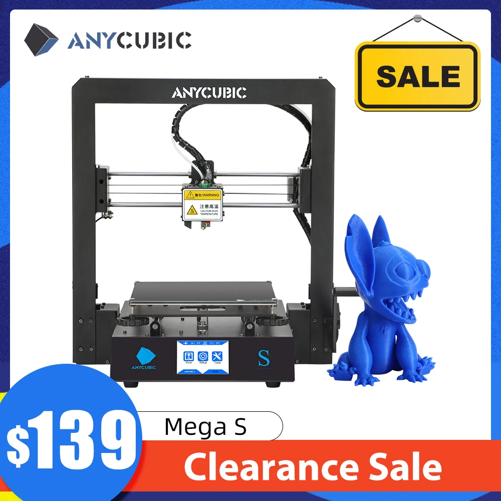 Распродажа 3D-принтер ANYCUBIC Photon Mono/Photon Mono SE/Mega S/Mega Zero 2 0 FDM высокоскоростной