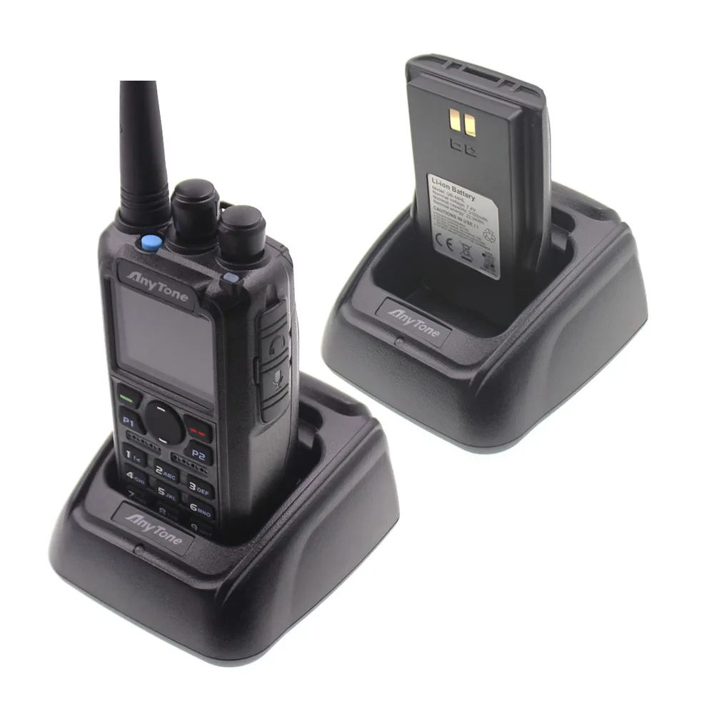 Anytone AT-D878UV Plus DMR Radio VHF 136-174MHz UHF 400-470MHz GPS APRS Bluetooth Walkie Talkie Ham Radio Station With a Cable