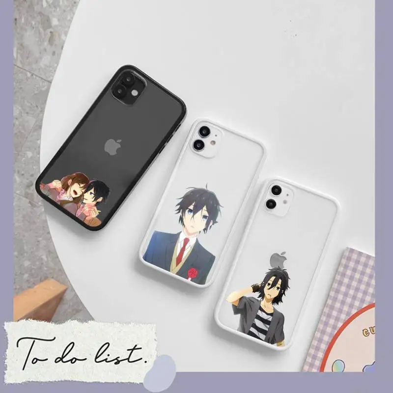 

Miyamura Izumi Horimiya anime Phone Case matte transparent For iphone 7 8 11 12 plus mini x xs xr pro max cover