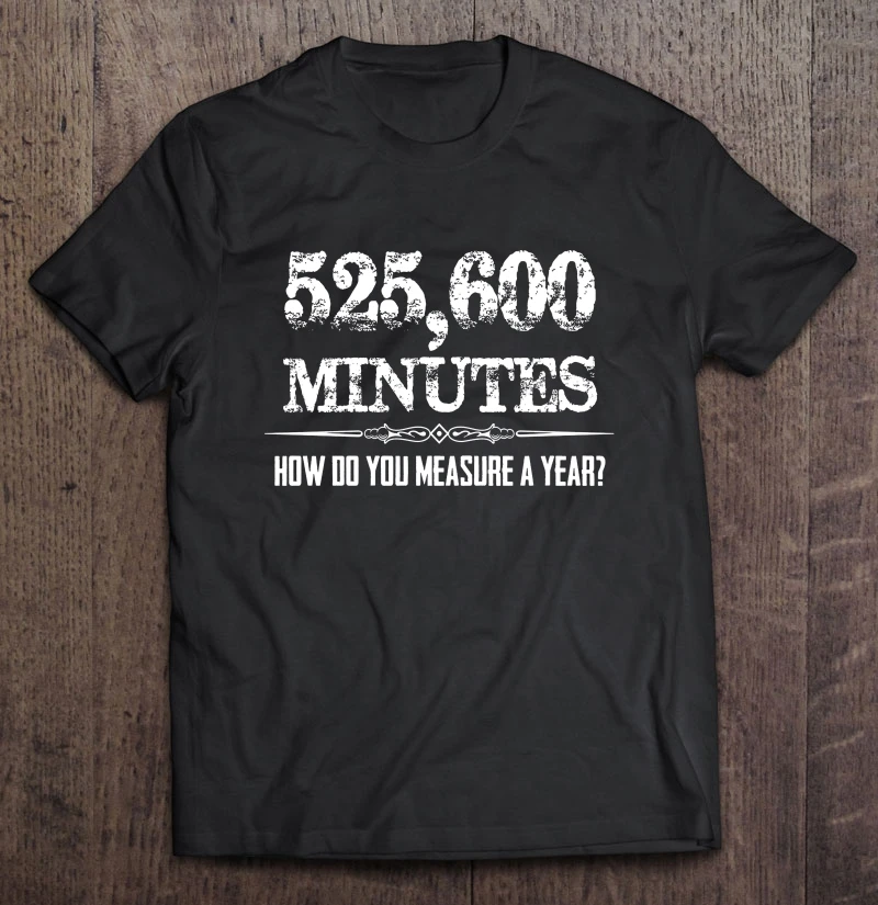 

525600 Minutes How To Do Measure A Year T-Shirts