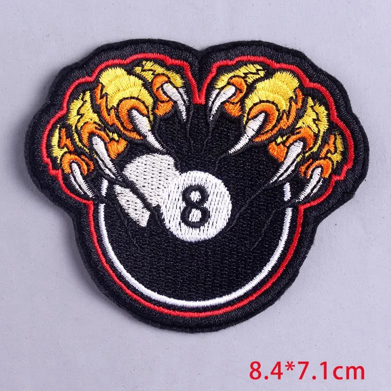 5P-PE4485CT Пулаки атака гигантская заплатка DIY Вышивка Патчи для одежды на заказ Железный на патч странные вещи патчи Аппликации для одежды - Цвет: 5P-PE4485CT