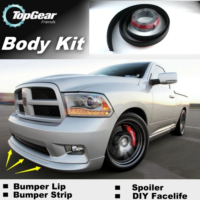 

Дефлектор губ бампера для Dodge Ram, юбка переднего спойлера для фанатов к тюнингу автомобиля/комплекту кузова/полосе