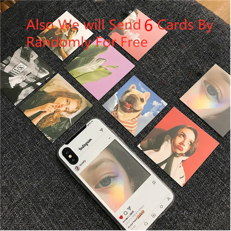 Ins скриншот чехол для телефона для iphone XS XR 7 8 Plus TPU мягкий чехол Стиль инстаграм сменные карты чехол для телефона чехол для iphone 6