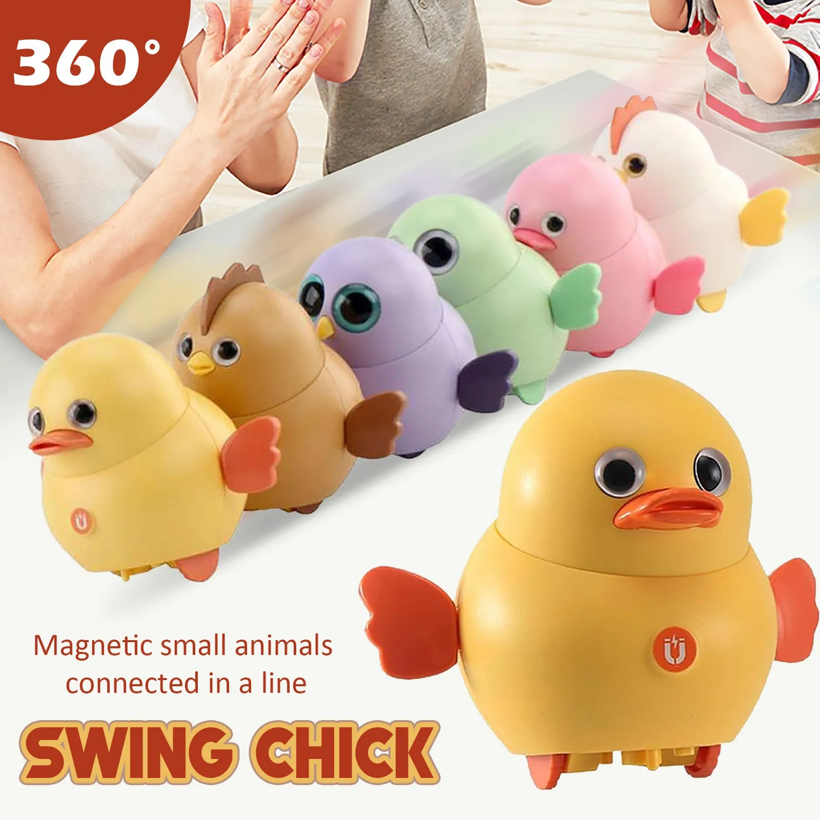 

Kids Baby Electric Walking Swing Chicken Duck Toy Cute Style Swing Squad Can Fixed-point Winding Sleek Design деские игѬђки 5*