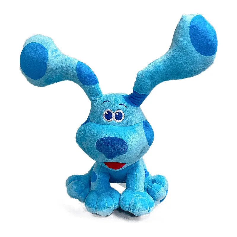 &iexcl;15-20cm, pistas y t&uacute;! Peluches de animales de peluche para beb&eacute;, abrazos grandes, perro Azul, juguete de Blue cans & You Peek a Boo-1