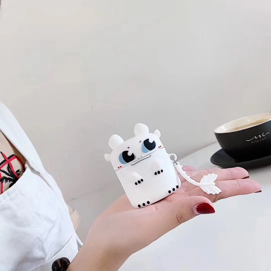 Чехол для наушников для Airpods, силиконовый чехол, Мультяшные милые чехлы для наушников для Air Pods, чехол s для Apple, Earpods, наушники, аксессуары 2 - Цвет: 700B