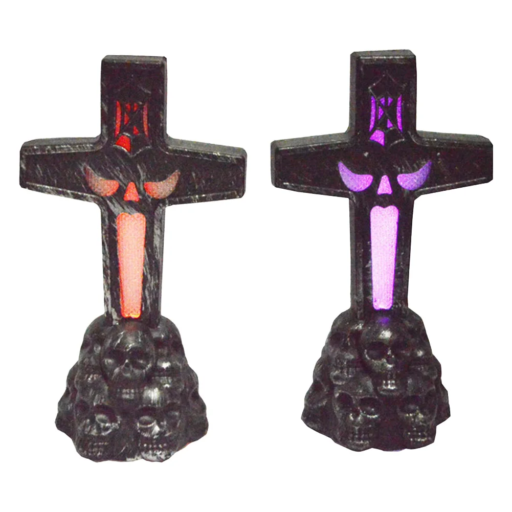 

Home Decoration LED Flashing Electronic Light Bar KTV Atmosphere Layout Props Flash Skull Jesus Cross Light Bulb