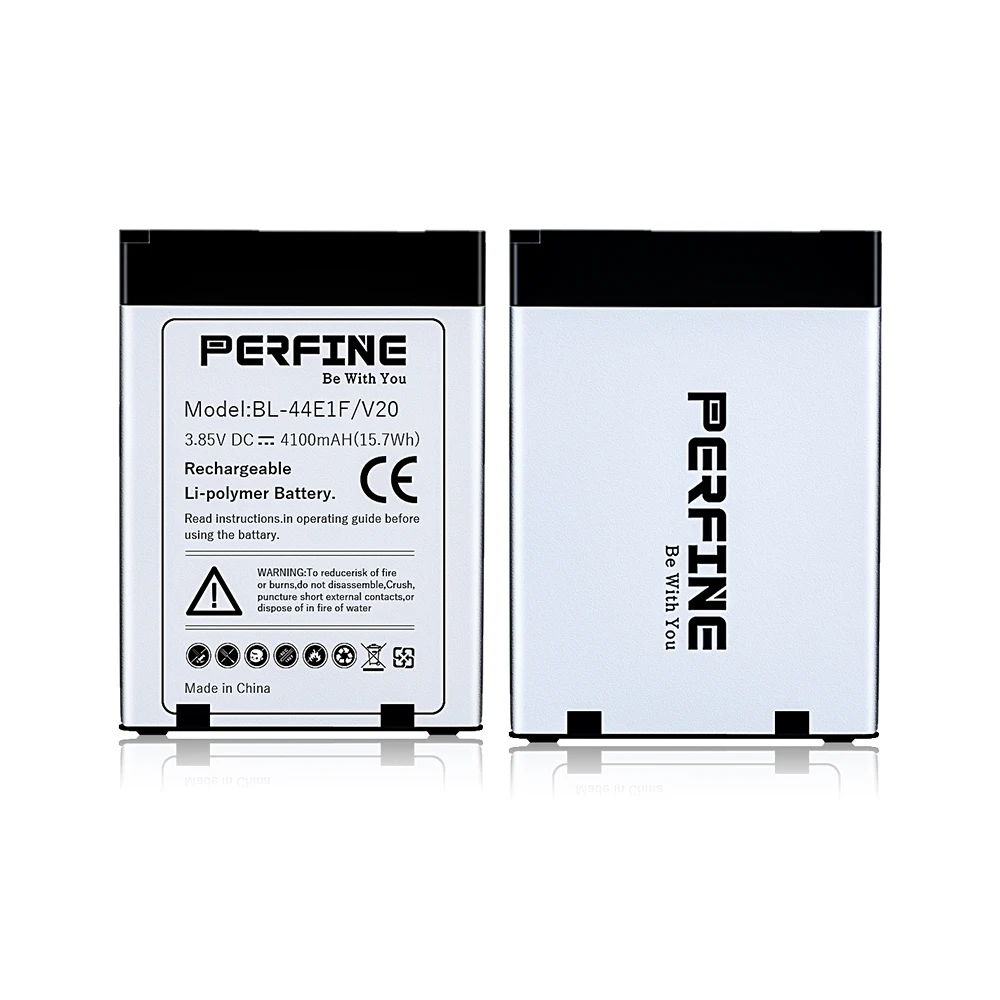 

2pcs LG V20 Battery Perfine V20 4100 mAh BL-44E1F Replacement for H910 Stylo 3 LS777 Stylus 3 LG-M400Y Replacement Batteries