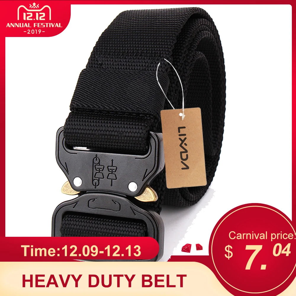 Сверхмощный пояс регулируемый нейлоновый мужской армейский Стиль тренировочные