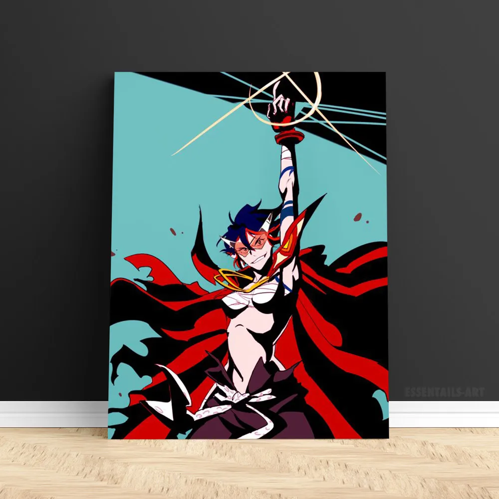 Картина на холсте Gurren Lagann Kamina настенный постер с аниме принтом для украшения дома