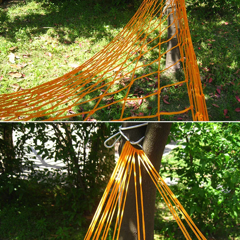 9 Strands Nylon Rope Hammock Portable Camping Mesh Swing Outdoor Supplies LT88 | Спорт и развлечения