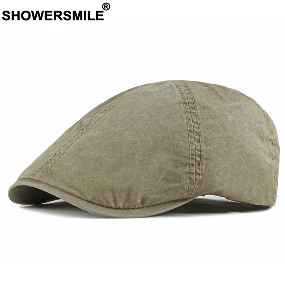 SHOWERSMILE кепка газетчика хлопковая Мужская Берет Весна-Лето Британский Стиль