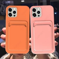 case for iphone xr x xs max 11 pocket frosted silicone soft case wallet back