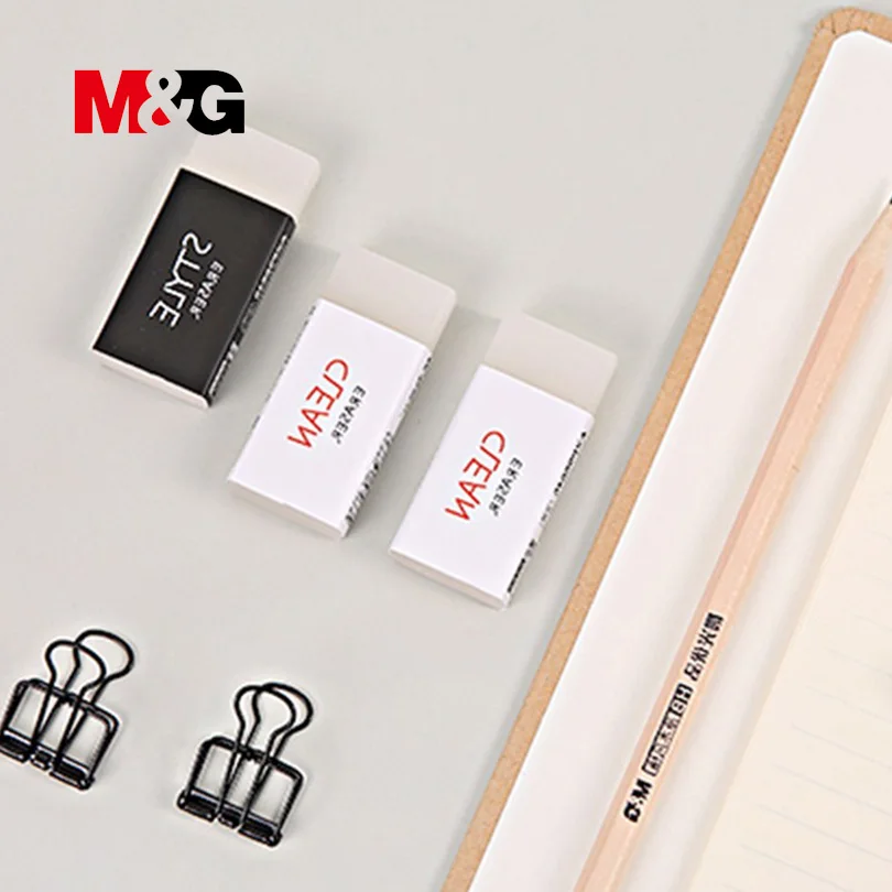 M &amp G 4 шт. Набор Ластики для студентов белые товары школьных и офисных