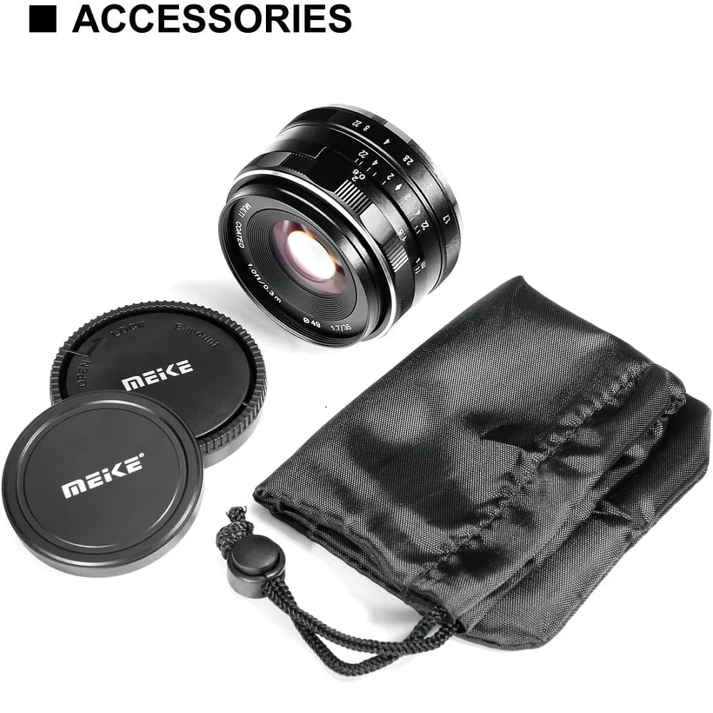 Meike 35 мм f1.7 объектив с ручной фокусировкой для Olympus Panasonic Micro Four Thirds MFT M4/3 4/3