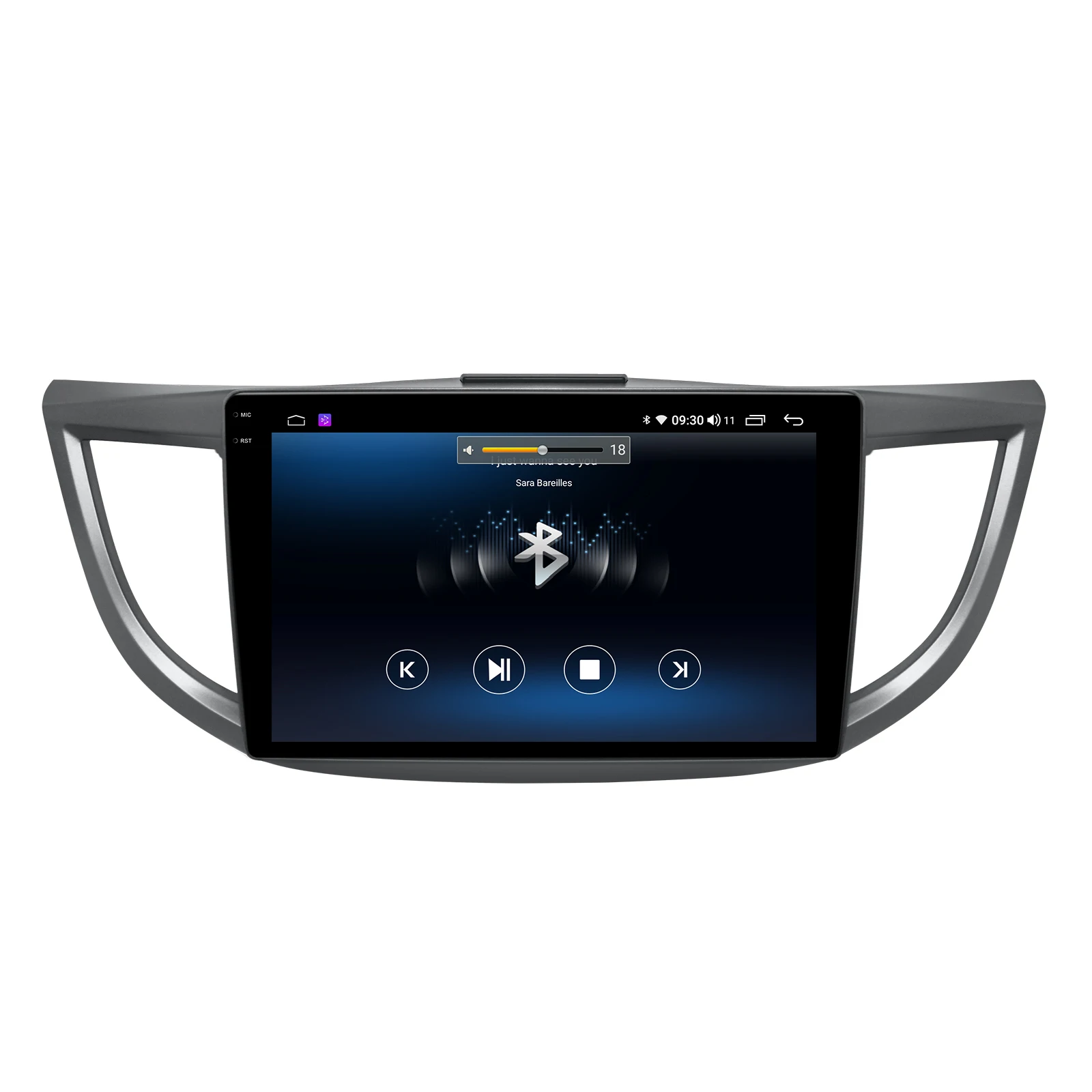 저렴한 자동차 라디오 1 Din 10.1 인치 안 드 로이드 10 Autoradio 멀티미디어 플레이어 자동 오디오 헤드 유닛 무선 Carplay 혼다 CRV 2012-2016