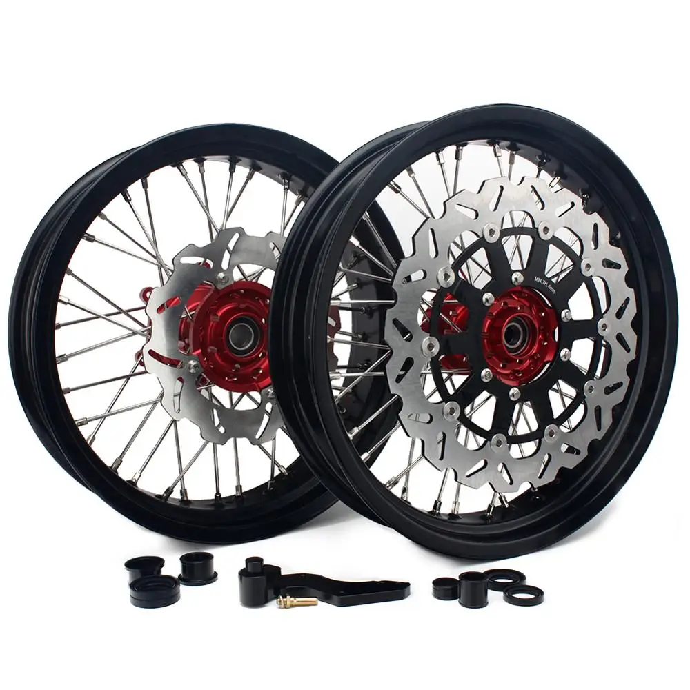 Передние и задние колеса BIKINGBOY 3 5/4 25/4 5 ступицы диски кронштейн для Honda CRF 250 R CRF250R 2014