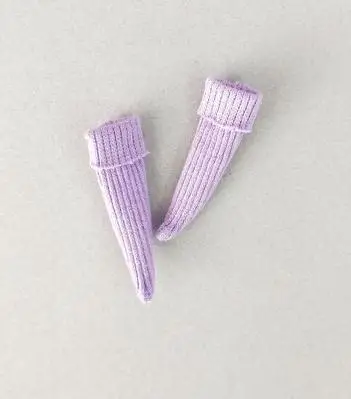purple Модные Разноцветные куклы шорты носки для blyth, Pullip, Barbies, кукла azone носки одежда аксессуары для 1/6 кукол - Цвет: purple