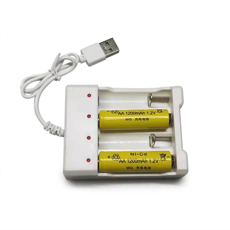 Горячая продажа USB выход зарядное устройство 4 слота универсальный для AA/AAA