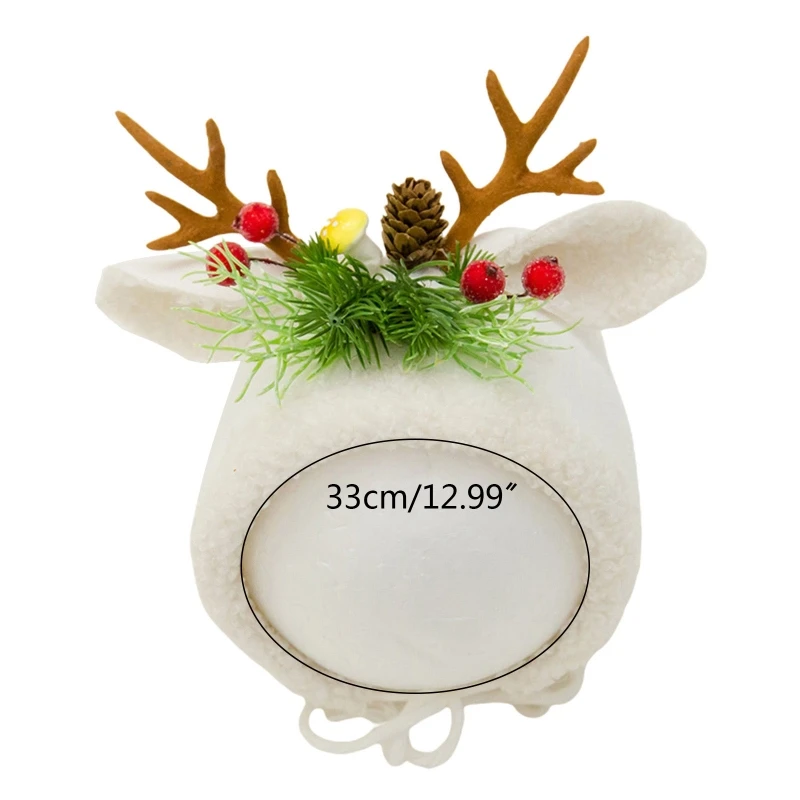 

Baby Infants Shooting Cute Deer Soft Cotton Hat Newborn Photography Props Cap