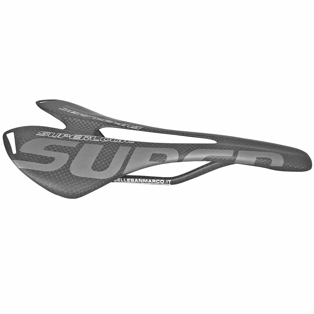 

superlogic 3K Full Carbon Fiber Bicycle Saddle Road MTB Bike Carbon Saddle Seat Matt bike cushion 275*143mm cycling parts