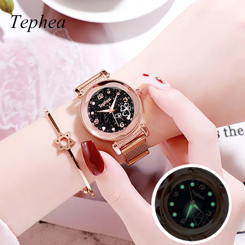 Роскошные 2019 Для женщин Серебряные часы Мода Повседневное с украшением в виде