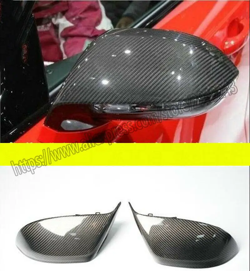 

Накладка на зеркало для AUDI A7 S7 RS7 2011-2017, 2 шт., крышка для зеркала из углеродного волокна