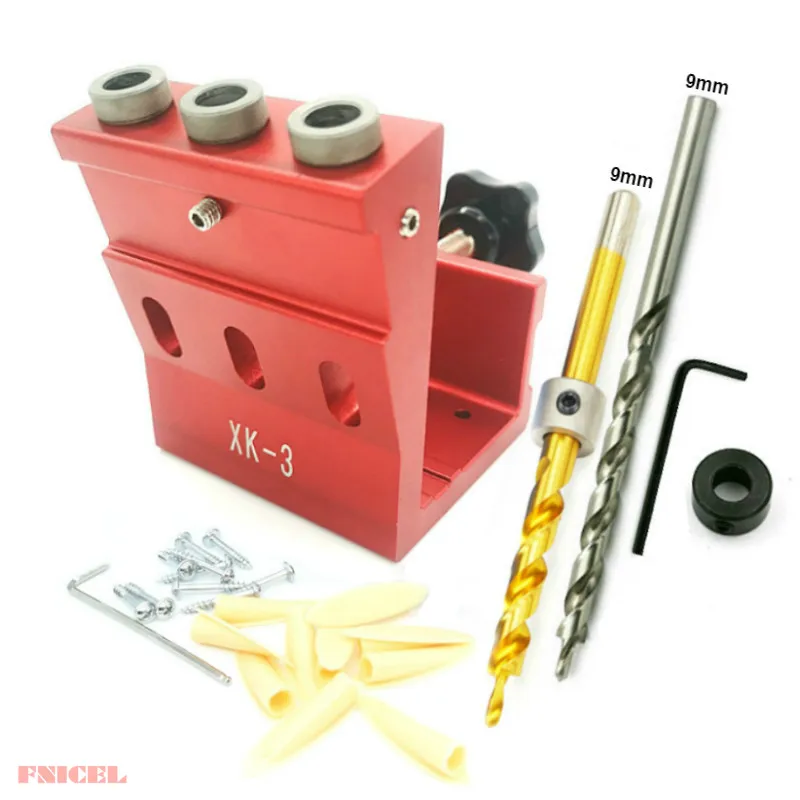 9 мм Наклонный сверло 15 градусов угол луча локатор биты из шаблона для отверстий