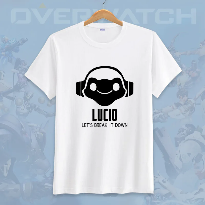 Футболка для косплея OW с 3D принтом футболка Soldier 76 симметром трассера симада