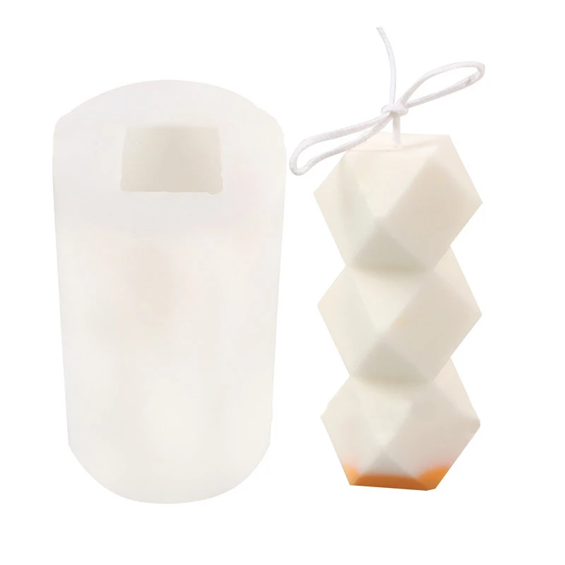 

DIY Three-Dimensional Polygon Irregular Shape Geometric Magic Ball Silicone Candle Mould Perfume Bottle Cube Shape Candle Mould