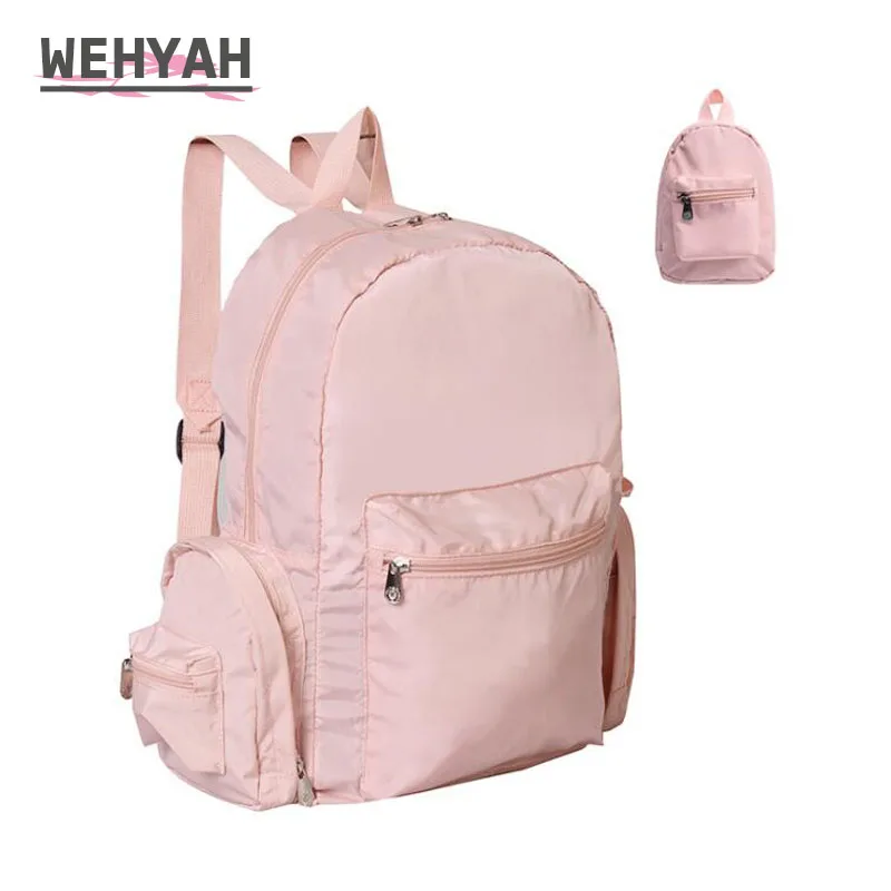 Wehyah складные сумки корейские рюкзаки школьная сумка для девочек-подростков