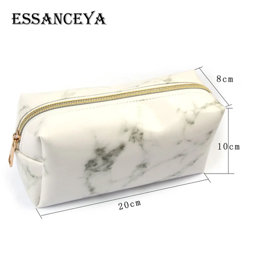 0109 ESSANCEYA, стиль, модная сумка для макияжа, Мраморная, многофункциональная Сумочка, косметичка для путешествий, косметичка, пенал, чехол - Цвет: 0109