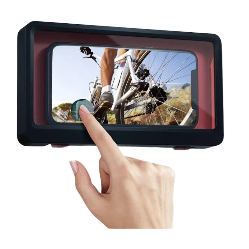 

All Covered Mobile Phone Shelves Self-Adhesive Liner Tablet Or Phone Holder Waterproof Case Box Wall Mounted Shower Accessories