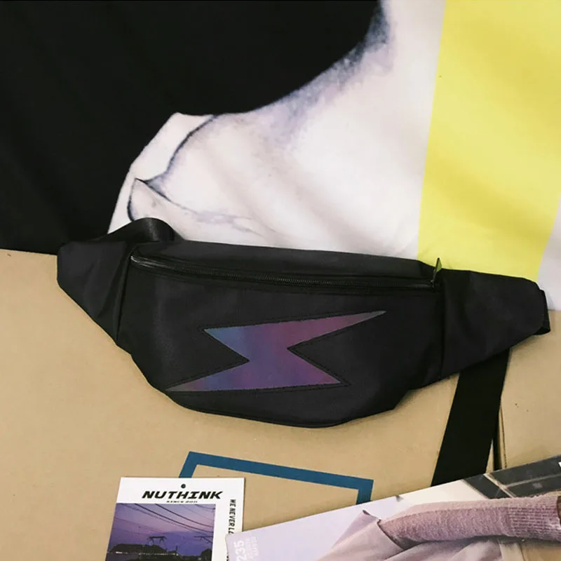 Светоотражающие поясные сумки для мужчин и женщин повседневные дорожные