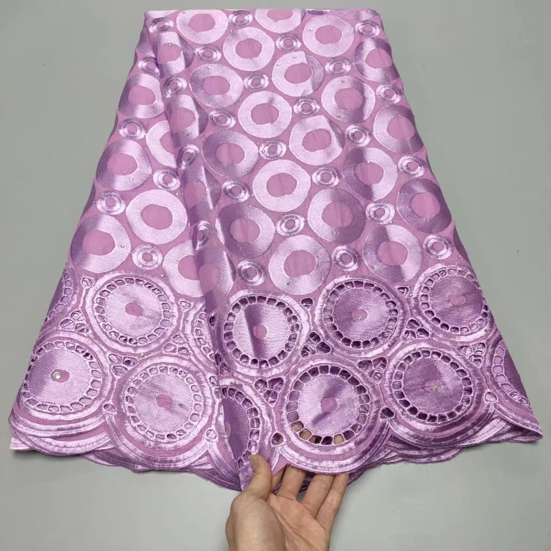

newcoming stones swiss voile lace fabric 5yards african cotton lace fabric comfortable style for dress TY5022