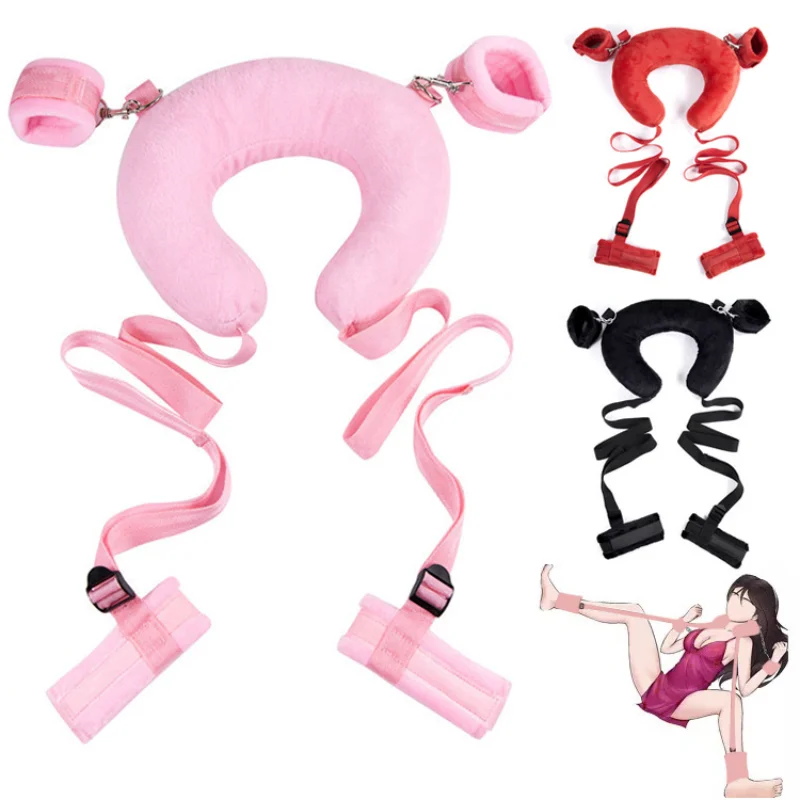

Взрослые бондаж костюм для пар SM секс-игрушка подушка с разрезом для ног Альтернативная игра связанные руки и ноги секс-игрушки для женщин и...