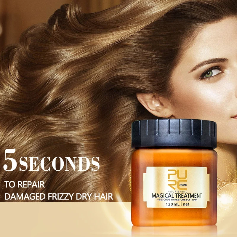 Маска для волос PURC Magical Treatment Nutrition Infusing Masque в течение 5 секунд восстанавливает